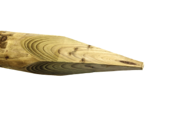 Pointed Peeled Round Deer Stob / Stay 90-110mm x 2.6m