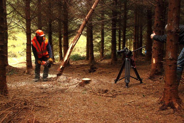 Filming for the Scottish Borders Business Excellence Awards